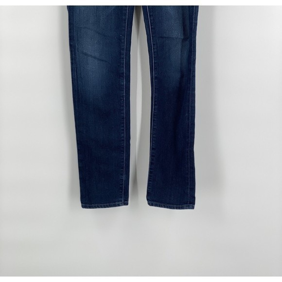 AG Adriano Goldschmied Jeans Womens The Stilt Blue Dark Prima Mid Rise Cigarette - Picture 3 of 10